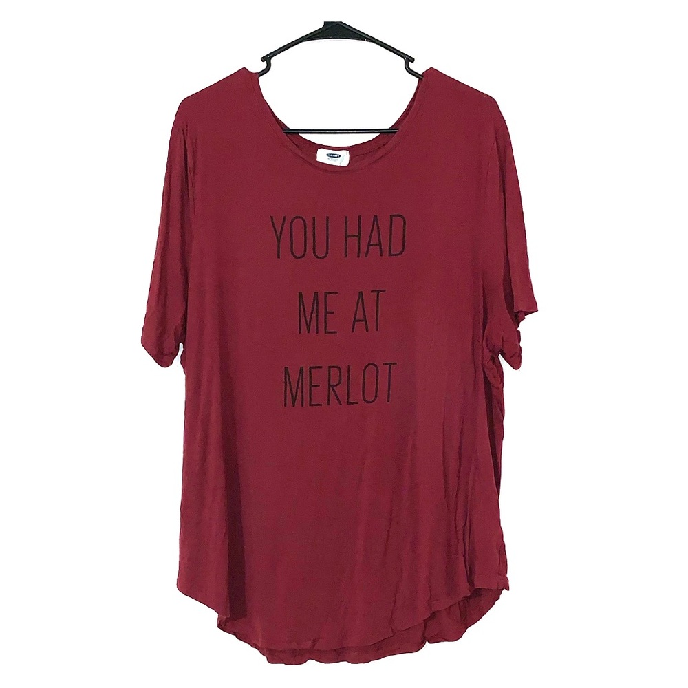 “You had me at merlot” tee